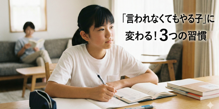 子どもの自主性を育む「3つの習慣」！言われなくても勉強する子の育て方