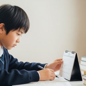 【挫折しない学習計画】お子さまが自分で進める立て方４選