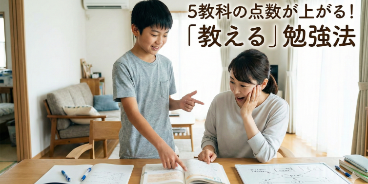 定期テスト勉強法｜5教科の点数が上がる！「丸暗記」をやめる教科別攻略ルール