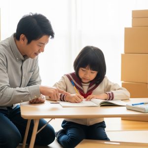 【転校・引っ越し】学習の不安を解消！時期別３つのステップ