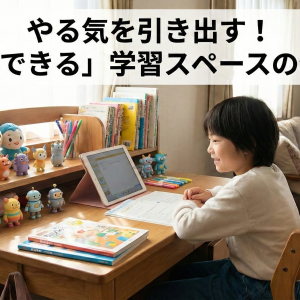 【不登校】机に向かう！子どもが安心できる「学習環境」作り3つの秘訣