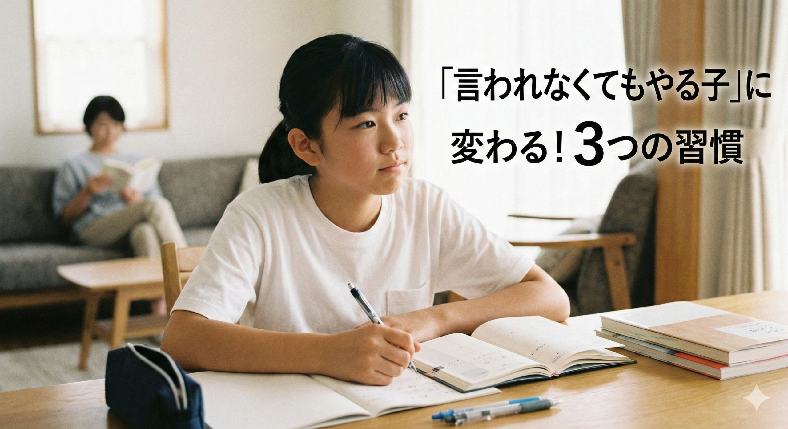 子どもの自主性を育む「3つの習慣」！言われなくても勉強する子の育て方