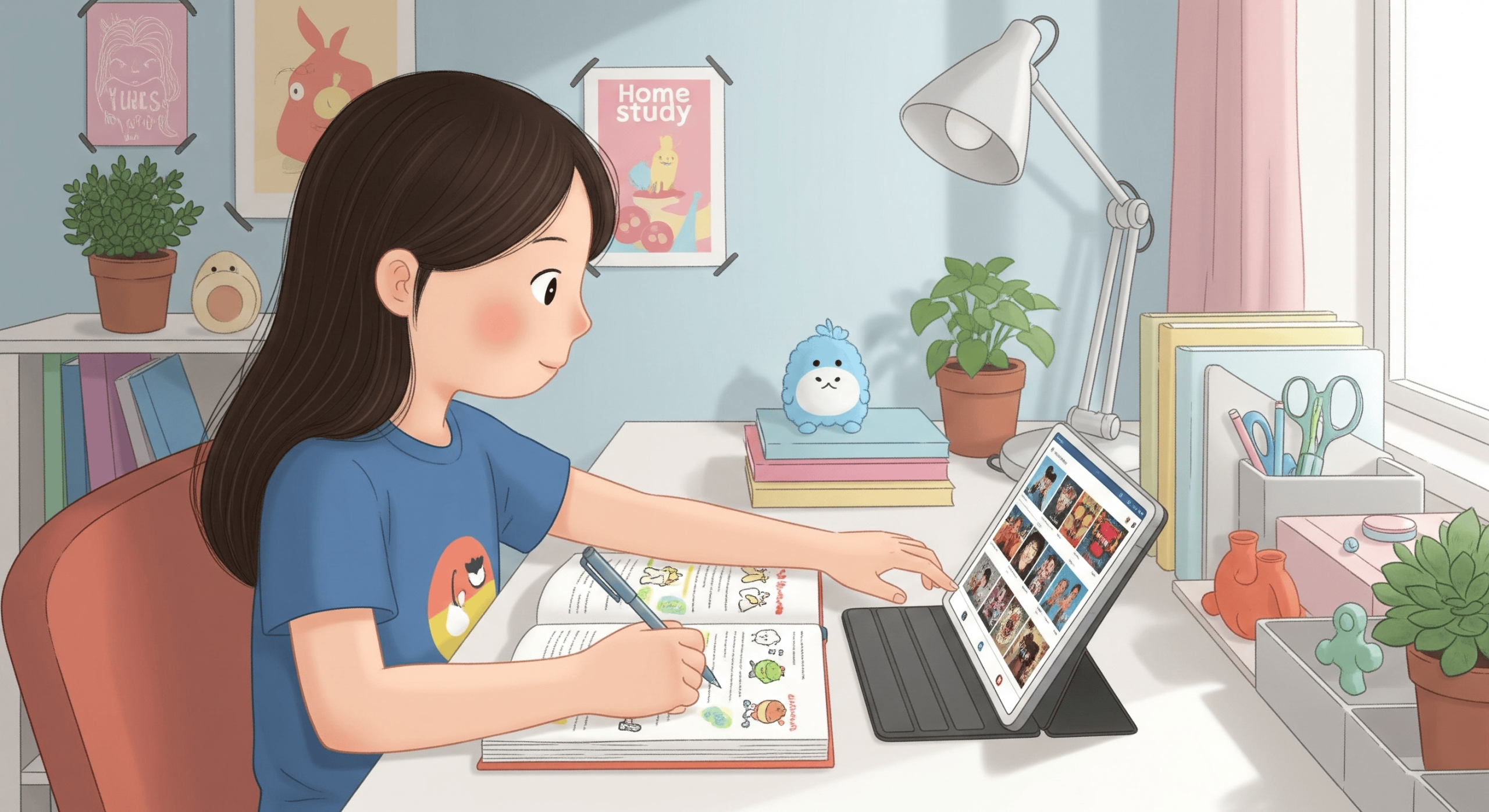 家庭学習とSNSの上手な両立術