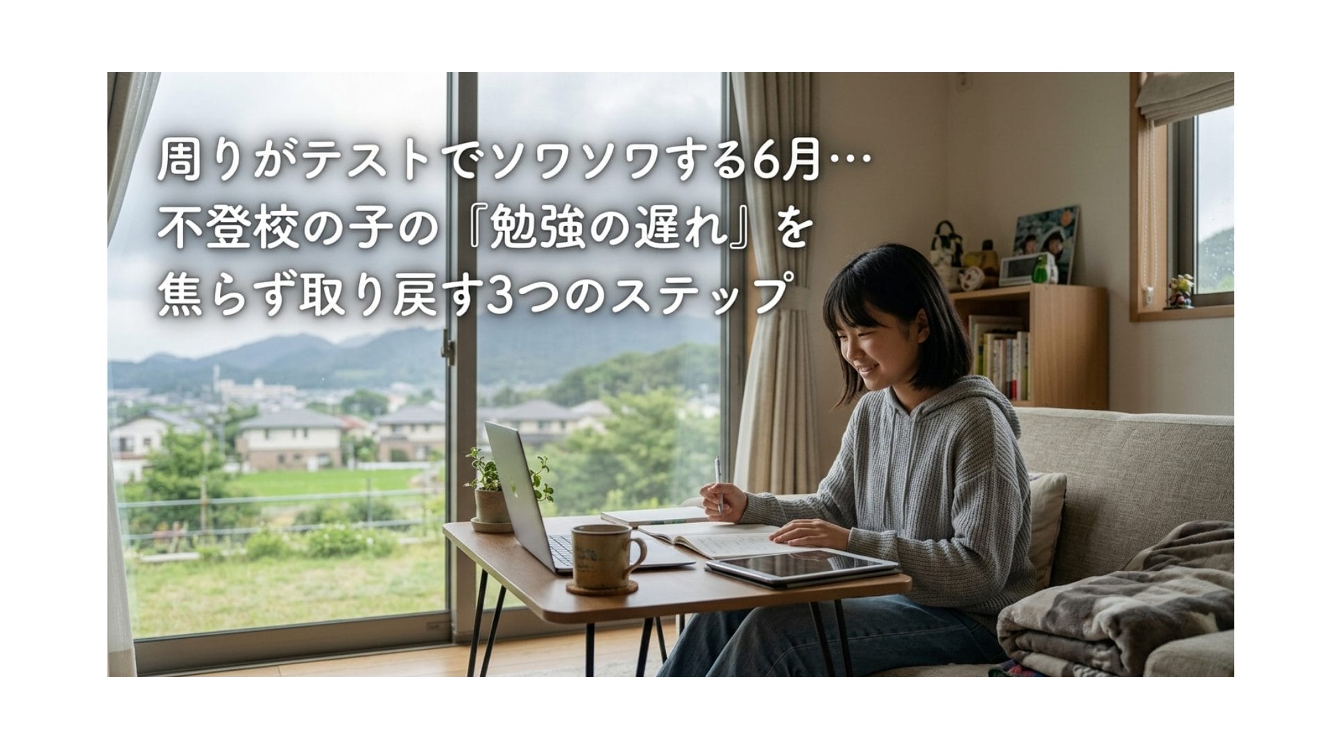 周りがテストでソワソワする6月…学校に行っていない子の「勉強の遅れ」を焦らず取り戻す3つのステップ