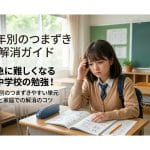 【学年別】中学で勉強が急に難しくなるのはなぜ？つまずきやすい単元と家庭でできる解消のコツ